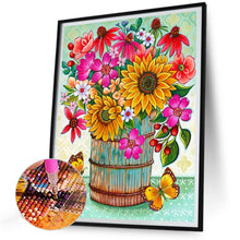 Load image into Gallery viewer, Main Sunflower 30*40CM(Canvas) Full Round Drill Diamond Painting
