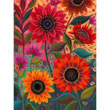 Load image into Gallery viewer, Sunflower 30*40CM(Canvas) Full Round Drill Diamond Painting
