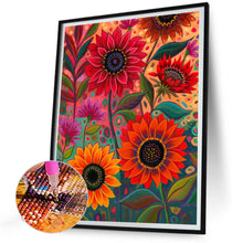 Load image into Gallery viewer, Sunflower 30*40CM(Canvas) Full Round Drill Diamond Painting
