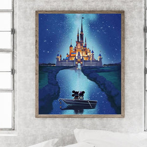 Disney Castle 50*60CM(Picture) Full Square Drill Diamond Painting