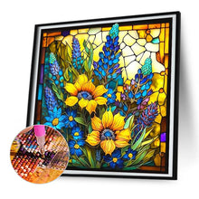 Load image into Gallery viewer, Sunflower 30*30CM(Canvas) Full Round Drill Diamond Painting
