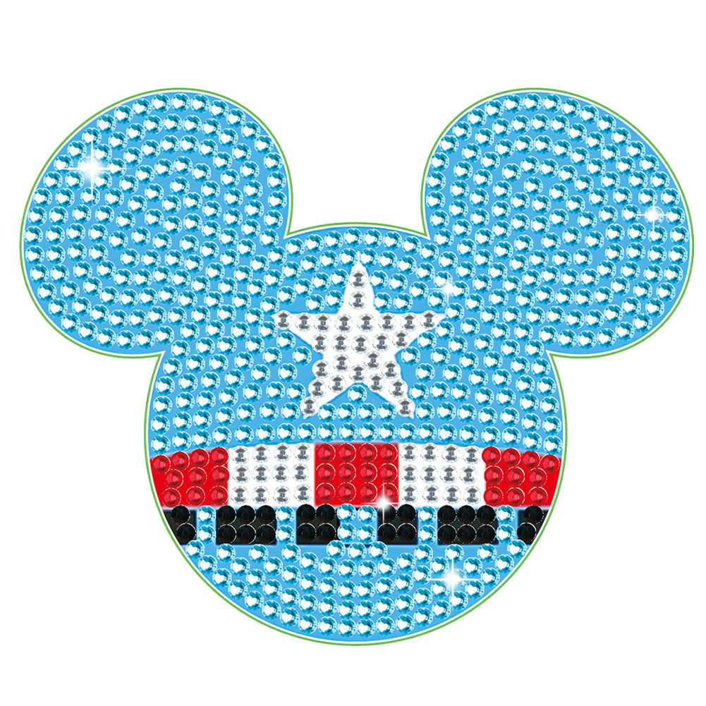 DIY Diamond Painting Coasters Kit Diamonds Cup Mat Cartoon Mickey