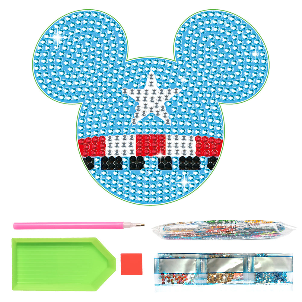 DIY Diamond Painting Coasters Kit Diamonds Cup Mat Cartoon Mickey (MZ030)