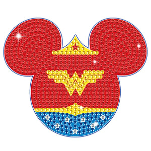 DIY Diamond Painting Coasters Kit Diamonds Cup Mat Cartoon Mickey (MZ015)