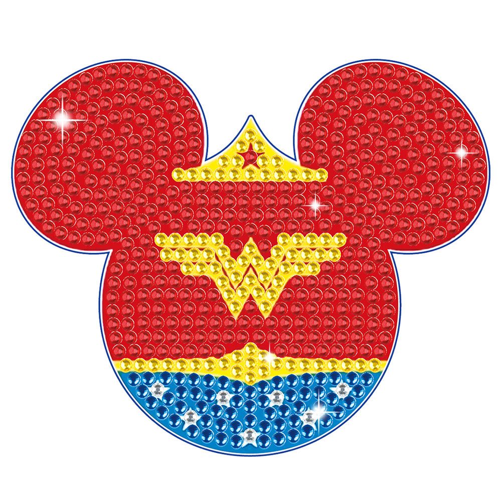DIY Diamond Painting Coasters Kit Diamonds Cup Mat Cartoon Mickey (MZ015)