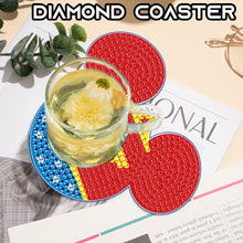 Load image into Gallery viewer, DIY Diamond Painting Coasters Kit Diamonds Cup Mat Cartoon Mickey (MZ015)
