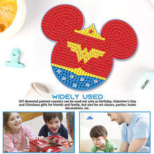 Load image into Gallery viewer, DIY Diamond Painting Coasters Kit Diamonds Cup Mat Cartoon Mickey (MZ015)
