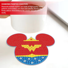 Load image into Gallery viewer, DIY Diamond Painting Coasters Kit Diamonds Cup Mat Cartoon Mickey (MZ015)
