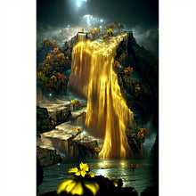 Load image into Gallery viewer, Jinshan Waterfall 40*60CM(Canvas) Full Round Drill Diamond Painting
