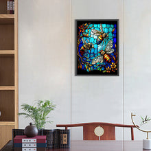 Load image into Gallery viewer, Bee Glass Painting 30*40CM(Canvas) Full Round Drill Diamond Painting
