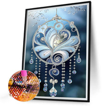 Load image into Gallery viewer, Blue Water Drop Pendant 30*40CM(Canvas) Partial Special Shaped Drill Diamond Painting
