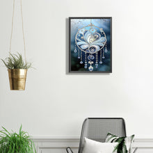 Load image into Gallery viewer, Blue Water Drop Pendant 30*40CM(Canvas) Partial Special Shaped Drill Diamond Painting
