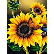 Load image into Gallery viewer, Sunflower 30*40CM(Canvas) Full Round Drill Diamond Painting
