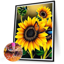 Load image into Gallery viewer, Sunflower 30*40CM(Canvas) Full Round Drill Diamond Painting
