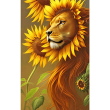 Load image into Gallery viewer, Sunflower Tiger 50*80CM(Canvas) Full Round Drill Diamond Painting
