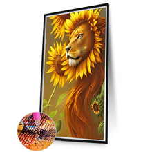 Load image into Gallery viewer, Sunflower Tiger 50*80CM(Canvas) Full Round Drill Diamond Painting
