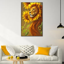 Load image into Gallery viewer, Sunflower Tiger 50*80CM(Canvas) Full Round Drill Diamond Painting
