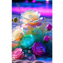 Load image into Gallery viewer, Glowing Roses 20*30CM(Picture) Full Square Drill Diamond Painting
