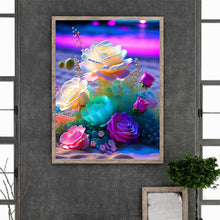 Load image into Gallery viewer, Glowing Roses 30*40CM(Picture) Full Square Drill Diamond Painting
