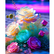 Load image into Gallery viewer, Glowing Roses 40*50CM(Picture) Full Square Drill Diamond Painting
