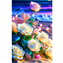 Load image into Gallery viewer, Glowing Roses 20*30CM(Picture) Full Square Drill Diamond Painting
