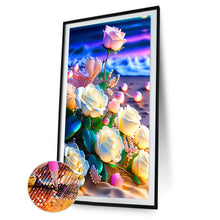 Load image into Gallery viewer, Glowing Roses 20*30CM(Picture) Full Square Drill Diamond Painting
