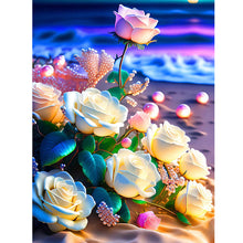 Load image into Gallery viewer, Glowing Roses 30*40CM(Picture) Full Square Drill Diamond Painting
