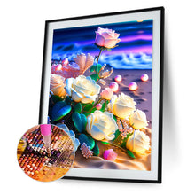 Load image into Gallery viewer, Glowing Roses 30*40CM(Picture) Full Square Drill Diamond Painting
