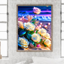 Load image into Gallery viewer, Glowing Roses 30*40CM(Picture) Full Square Drill Diamond Painting
