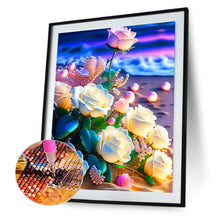 Load image into Gallery viewer, Glowing Roses 40*50CM(Picture) Full Square Drill Diamond Painting
