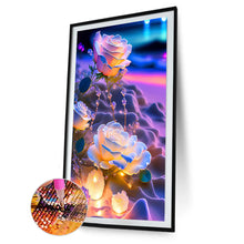 Load image into Gallery viewer, Glowing Roses 20*30CM(Picture) Full Square Drill Diamond Painting
