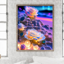 Load image into Gallery viewer, Glowing Roses 40*50CM(Picture) Full Square Drill Diamond Painting
