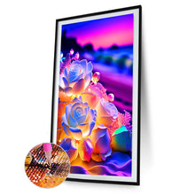 Load image into Gallery viewer, Glowing Roses 20*30CM(Picture) Full Square Drill Diamond Painting
