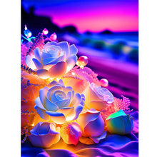 Load image into Gallery viewer, Glowing Roses 30*40CM(Picture) Full Square Drill Diamond Painting
