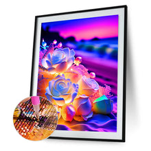 Load image into Gallery viewer, Glowing Roses 30*40CM(Picture) Full Square Drill Diamond Painting
