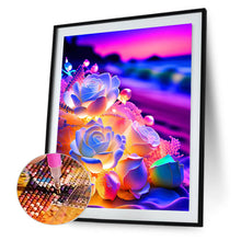 Load image into Gallery viewer, Glowing Roses 40*50CM(Picture) Full Square Drill Diamond Painting
