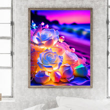 Load image into Gallery viewer, Glowing Roses 40*50CM(Picture) Full Square Drill Diamond Painting
