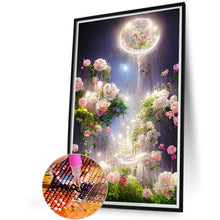 Load image into Gallery viewer, Moonlight Rose Manor 40*60CM(Canvas) Full Round Drill Diamond Painting
