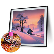 Load image into Gallery viewer, Snow Scene 30*30CM(Canvas) Full Round Drill Diamond Painting
