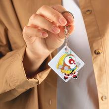 Load image into Gallery viewer, DIY Diamond Art Keychains Handmade Gem Keychains Lady Bag Pendant (Sun Wukong)

