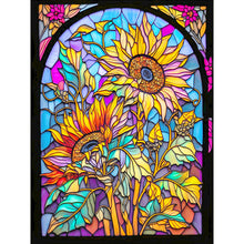 Load image into Gallery viewer, Sunflower Glass Painting 30*40CM(Canvas) Full Round Drill Diamond Painting
