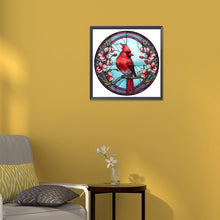 Load image into Gallery viewer, Animal Cardinal Glass Painting 30*30CM(Canvas) Full Round Drill Diamond Painting
