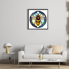 Load image into Gallery viewer, Animal Bee Glass Painting 30*30CM(Canvas) Full Round Drill Diamond Painting
