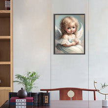 Load image into Gallery viewer, Angel Child 30*40CM(Canvas) Full Round Drill Diamond Painting
