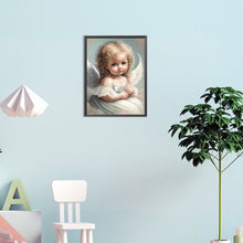 Load image into Gallery viewer, Angel Child 30*40CM(Canvas) Full Round Drill Diamond Painting
