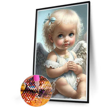 Load image into Gallery viewer, Angel Baby 20*30CM(Picture) Full Square Drill Diamond Painting
