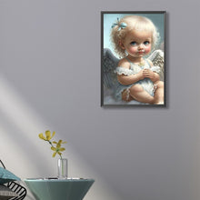 Load image into Gallery viewer, Angel Baby 20*30CM(Picture) Full Square Drill Diamond Painting
