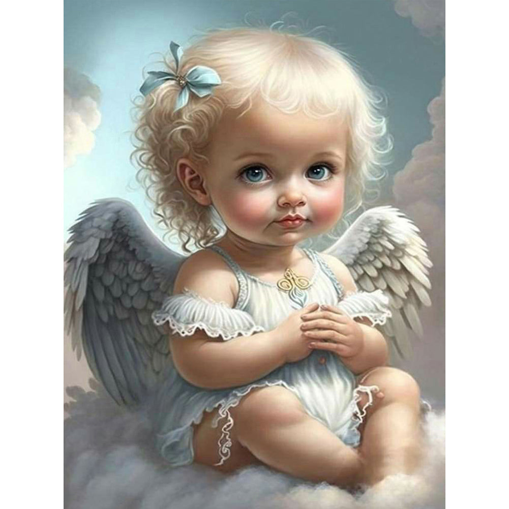 Angel Baby 30*40CM(Picture) Full Square Drill Diamond Painting