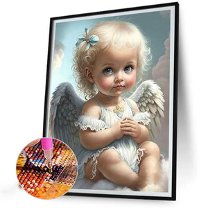 Angel Baby 40*50CM(Picture) Full Square Drill Diamond Painting