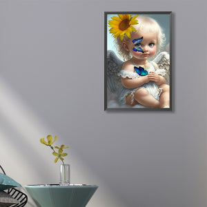 Angel Baby 40*50CM(Picture) Full Square Drill Diamond Painting